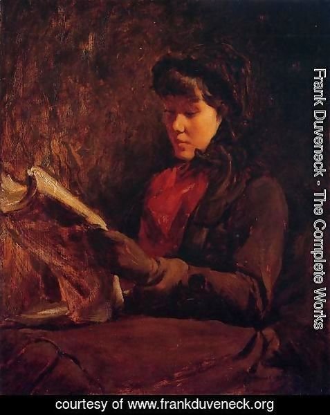 Frank Duveneck - Girl Reading I
