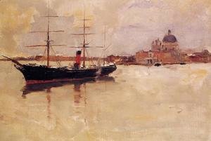 Frank Duveneck - Ship in Grand Canal