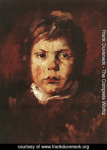 Frank Duveneck - A Child's Portrait