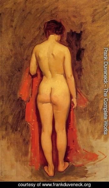 Frank Duveneck - Nude Standing