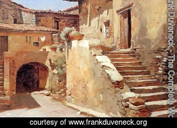 Frank Duveneck - Italian Courtyard