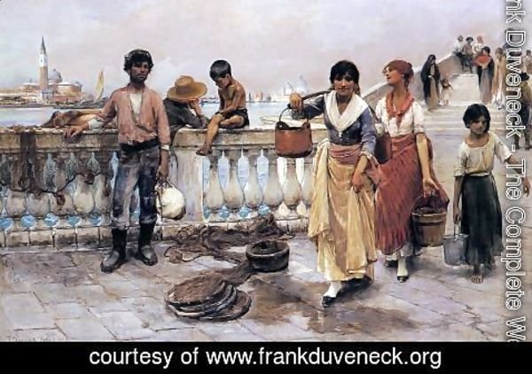 Frank Duveneck - Water Carriers, Venice