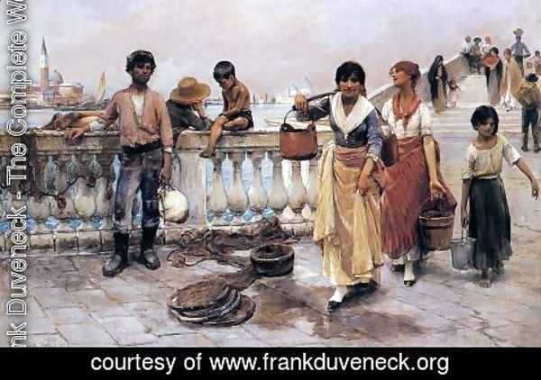 Frank Duveneck - Water Carriers, Venice I