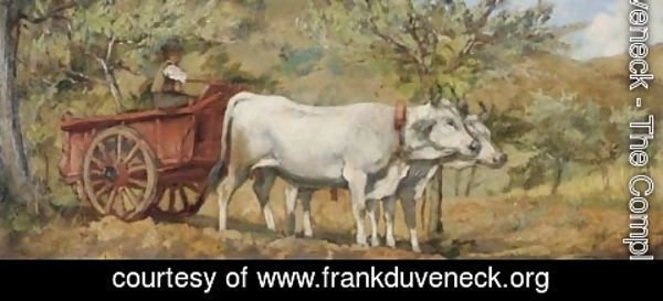 Frank Duveneck - Ox Cart