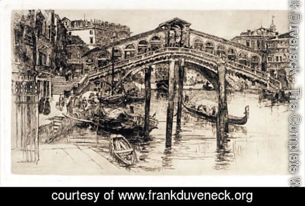 Frank Duveneck - The Rialto, Venice